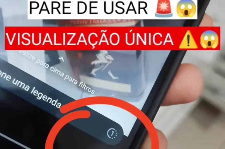 Modo visualização única do WhatsApp